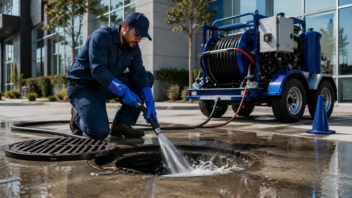 Commercial Hydro Jet Drain Cleaning in Shandon