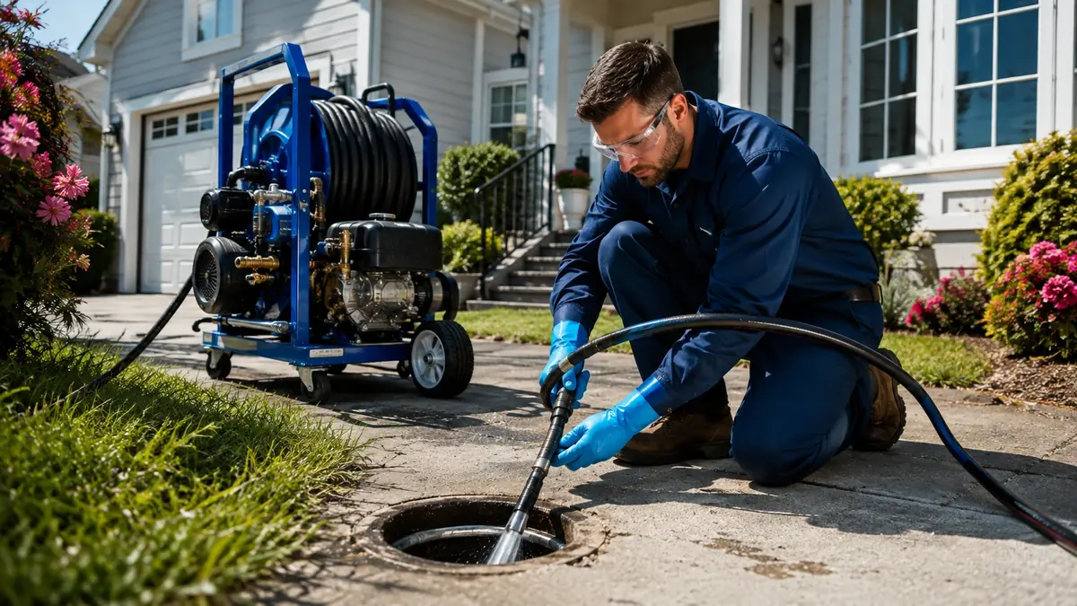 Residential Hydro Jet Drain Cleaning in Shandon