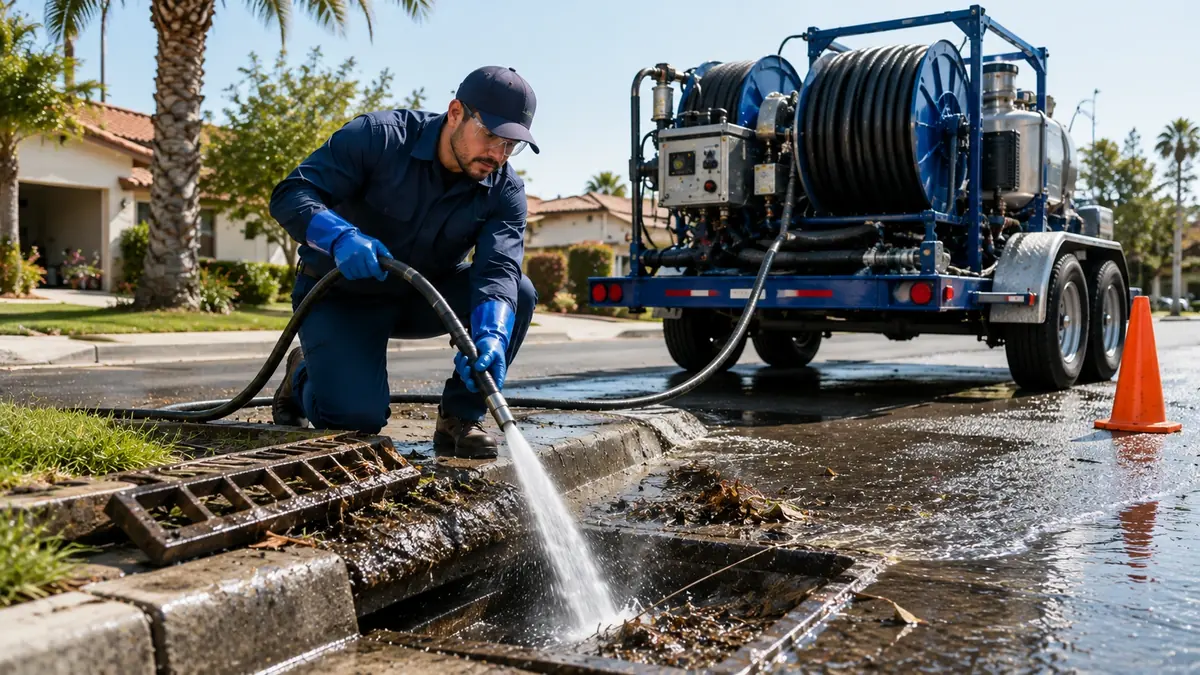 Storm Drain Hydro Jet Cleaning in Shandon